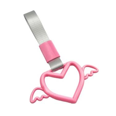 Imagem de Rrlihjgu Alças Cardíacas para Puxadores de Carro,Anéis De Coração Para Puxador De Automóvel Adorno De Derrapagem - Decoração para Interior e Exterior de Automóveis SUV Sedan Comercial Metro Comboios