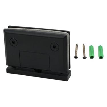 Imagem de KiBcsLic Dobradiças para portas de chuveiro de vidro, grampo de fixação para banheiro, ferragens de montagem superior e inferior, 360 graus, aço inoxidável 304, Style B