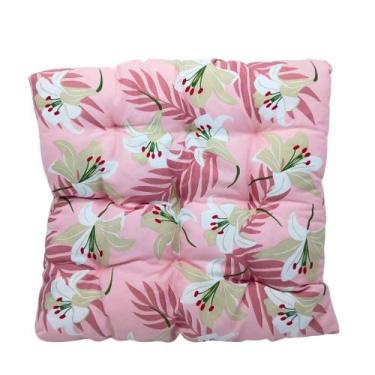 Imagem de Assento Para Cadeira Futon 50x50cm Cores Variadas Estampadas - CLICK H