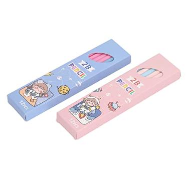 Imagem de 60pcs 2B Conjunto de Lápis de Esboço Kit de Lápis de Grafite Lápis Personalizados Art Graffiti Ferramenta de Desenho Lápis de Desenho Com Borracha