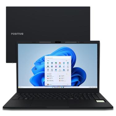 Imagem de Notebook Positivo Vision R15M AMD® Ryzen 5-5625U Windows 11 Home 16GB 512GB SSD Wi-Fi 6 15” Full HD IPS Minitela - Preto