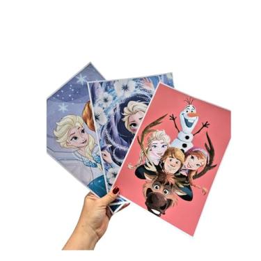 Imagem de Conjunto de tags grandes para Doces Tema Princesas do gelo — Decoração de Festa Infantil, Lembrancinha, Mesa de Doces Personalizada — Kit com 2 unidades