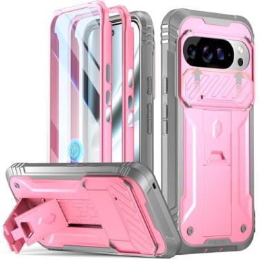 Imagem de Poetic Capa Revolution para Google Pixel 10 Pro XL 5G, [capa deslizante para câmera], protetor de tela integrado [funciona com ID de impressão digital], [2 molduras frontais] Capa robusta à prova de