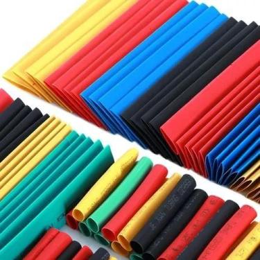 Imagem de Espaguete Isolante Termo Retrátil Colorido com 328 Peças - BLUTU