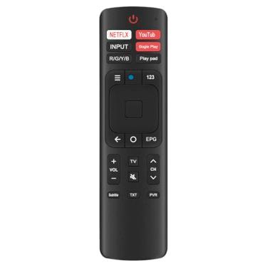 Imagem de Controle remoto IR de substituição compatível com Hisense Smart TV 50RG 55Q7809 55RG 65Q8809 55H9100EPLUS 5H9100E 65H9808 65H9100EPLUS 65RG 55H8F 655H9100E 50H8F 65H8F 65H8F F 65Q7 809 55Q8809 (sem
