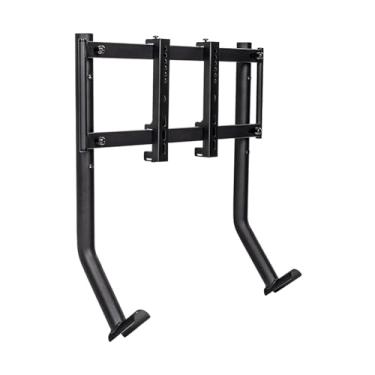 Imagem de Thermaltake Suporte para monitor simulador de corrida GR300; monitor único ou TV; telas de 81.3 cm a 127.0 cm; montagem VESA; aço revestido a pó; preto; GSC-R3M-MDSLBB-01