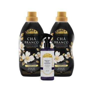 Imagem de Kit Coala 2 Amaciantes Concentrados Chá Branco 1L Odorizante