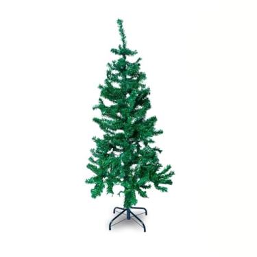 Imagem de Árvore de Natal Silvestre, 1,20m de Altura, 220 Galhos, Base Metálica Resistente e Firme, Enfeite, Decoração Natalina, Ideal p/Hall Casa Sala, Fácil Montagem (Árvore de Natal 220 Galhos 1,2m)