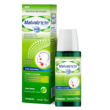 Imagem de Malvatricin Ha Fresh Solução 150ml Menta