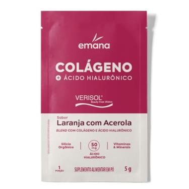 Imagem de Emana Colágeno + Ácido Hialurônico Sabor Laranja com Acerola Sachê 5g