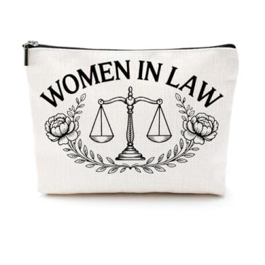 Imagem de CQM Presentes engraçados para mulheres, cristãos, advogados, franceses, boêmios e presentes engraçados para mulheres, presentes de viagem e aniversário, bolsas temáticas de maquiagem e cosméticos