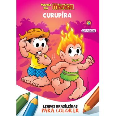 Imagem de Livro - Turma da Mônica - Lendas Brasileiras para Colorir - Curupira