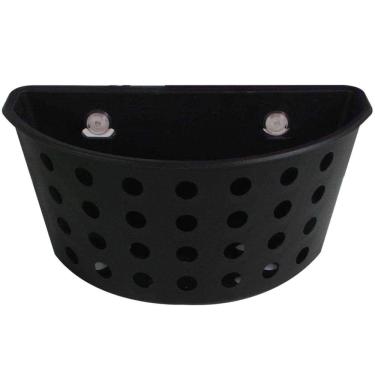 Imagem de Cesta Plástica One Com Ventosas Preta - 10812-0008 - Coza