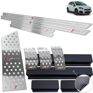 Imagem de Punto T-Jet 2007 12 Soleira Pedaleira Manual  Descanso Prata