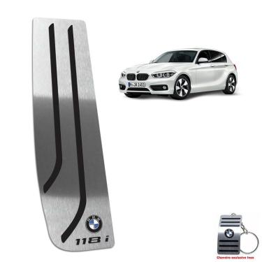 Imagem de Descanso De Pé Em Inox Bmw 118i (F20/F21) 2012 A 2019 Preto