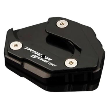 Imagem de BYYINGSUS Tracer 900 GT Motocicleta Acessórios Chaveiro Suporte Lateral Pad Ampliador Compatível com Y&AMAHA Tracer 900Gt 2014-2018 2019 2020 (Tracer 900gt Preto)