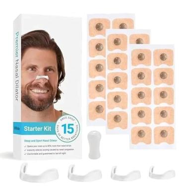 Imagem de Dilatador Nasal Magnético Anti-Ronco - Respire Melhor e tenha um Sono Tranquilo e Confortável