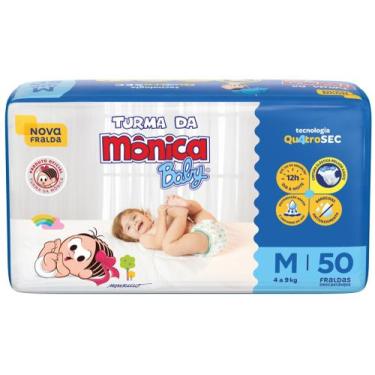 Imagem de Fralda turma da monica mega  M C/50 tiras