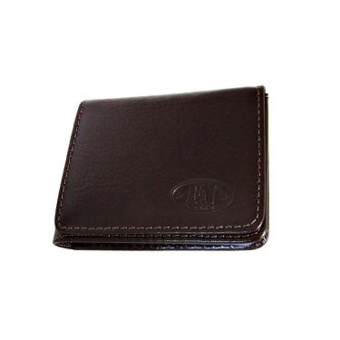 Imagem de Carteira masculina de couro genoíno marrom