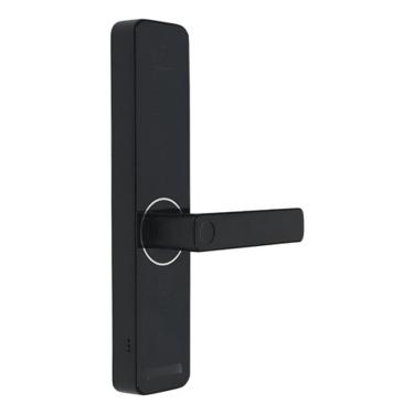 Imagem de Fechadura Digital Preta Senha Cartao Chave Primebras Miami