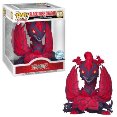 Imagem de Funko Pop Deluxe Animation - Yu-Gi-Oh! Black Rose Dragon #1875 | Black Pink Dragon Vinyl Figure | Special Edition with Display Base | Great for Anime Fans and Collectors