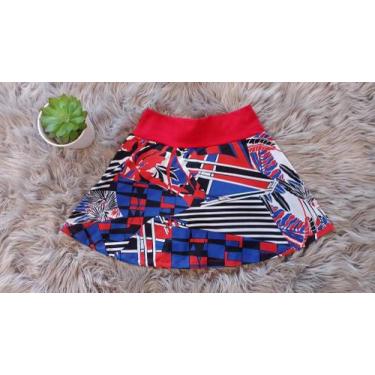 Imagem de Shorts saia - Gata voraz, GG, Vermelho