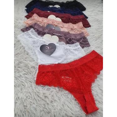 Imagem de Calcinha fio dental - Corpo colado, M, Vermelho