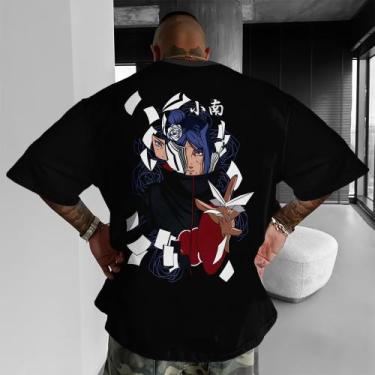 Imagem de Camiseta Oversized Street Treino Academia Akatsuki Konan Pain - Fábric