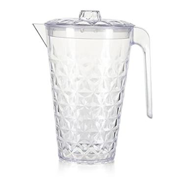 Imagem de Jarra Cristal com Tampa 2 Litros Plasvale – Transparente, Elegante