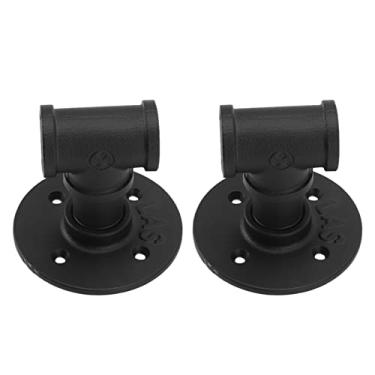 Imagem de 2 conjuntos de rack de vinho de garrafa única, suporte de exibição de vinho pendurado na parede de ferro de 3,14 x 3,14 x 3,14 polegadas, armário de vinho portátil mini bar para decoração de bar em ca