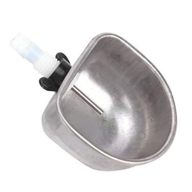 Imagem de ZJchao Dispensador de água para Coelhos, Dispensador de Comida para Coelhos, 10 Conjuntos de Aço Inoxidável, Bebedor Automático, Copo de água, Furão, de, Aves, Tigela para Beber para Animais