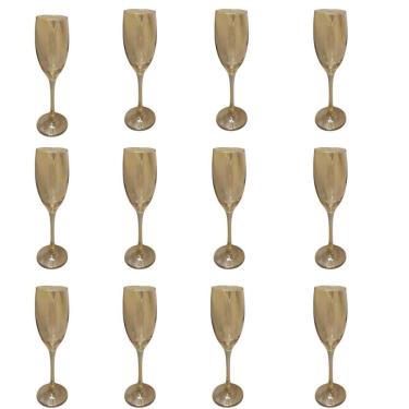 Imagem de Conjunto 12 Taças Âmbar Champanhe 190 Ml Nadir