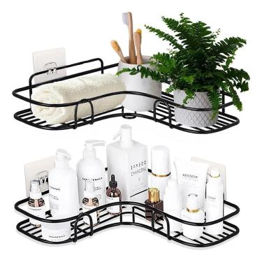 Imagem de 2X 2 Suporte Prateleira Para Banheiro Porta Shampoo De Canto