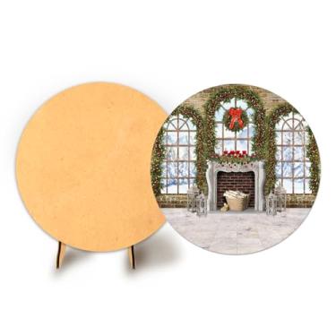 Imagem de Painel Sublimado C Elastico 50cm Flores + Suporte MDF (NAT023)