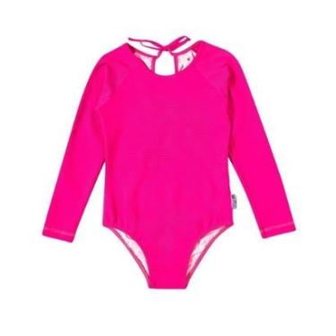 Imagem de Tip Top Maio Manga Longa com Protecao Uv 50+ Rosa-Feminino