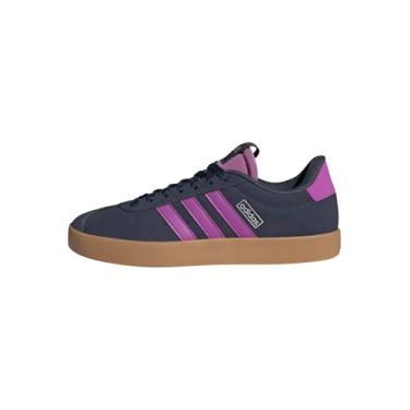 Imagem de adidas Tênis feminino VL Court 3.0, Azul marinho/roxo explosão/prata metálico, 41