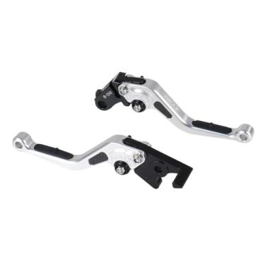 Imagem de ONE.K.S Guiador de motocicleta CNC de fibra de carbono para CBR500F/CB500R/CB500X, CBR300R/CB300/R/F/FA, CBR250R/CB125/F/R, GROM/MSX125, Monkey(Z125) Guidão de guidão (prata)