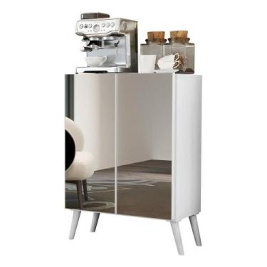 Imagem de Aparador Cantinho do Café e 2 Portas Multimóveis Branco - MULTIMOVEIS