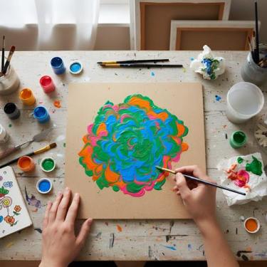 Imagem de Kit 50 Placas Chapa Mdf Cru 30x30 Cm 3mm Para Artesanato - NWBR