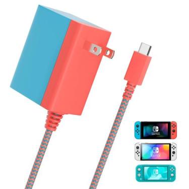 Imagem de Adaptador de alimentação AC Charger RGEEK 45W Switch para Nintendo Swi