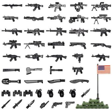 Imagem de Conjunto de brinquedos MaozyHomie Military War Wears U.S. Vietnam, 54 
