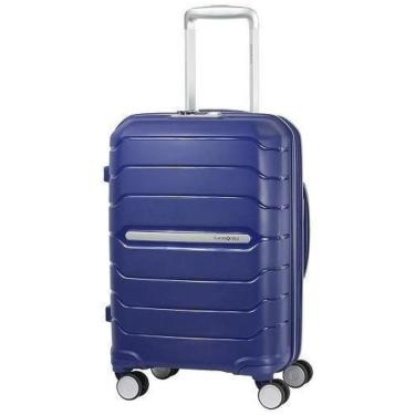 Imagem de Mala De Bordo Samsonite Octolite Expansível Pequena Azul