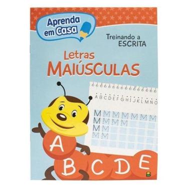 Imagem de Aprenda Em Casa Treinando A Escrita: Letras Maiúsculas