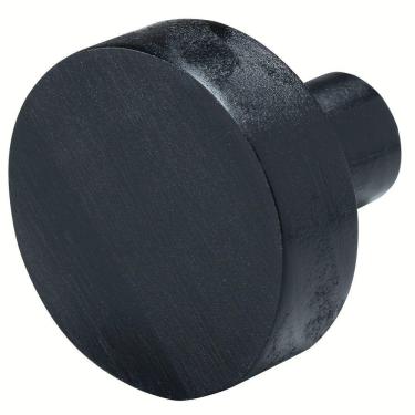 Imagem de Cabide Gancho Tramontina Madeira Maciça Acabamento Pintura Preta 60mm Tramontina