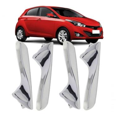 Imagem de 4 Gatilhos Puxador Maçaneta Interna Hb20 Sedan 2016 2017 - Un / 4 [f103]