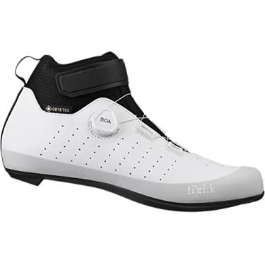 Imagem de Fizik Tênis de inverno unissex para ciclismo de estrada Tempo Artica R5 GTX Gore-tex, Branco/preto, 13.5-14
