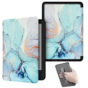 Imagem de Akacy Capa com estampa pintada com alça para o novo Kindle 10ª geração 15.2 cm versão 2019, capa protetora inteligente leve com função hibernar/despertar automática (11)