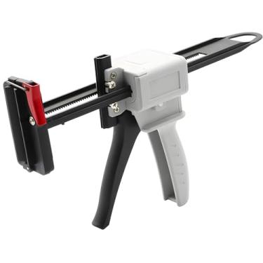Imagem de Ferramenta espremedora de tubos, pistola de cola manual com haste ajustável, dispensador multiuso para pasta de dente e cola, modelo 704 de silicone