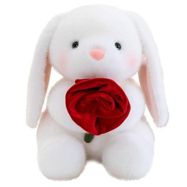 Imagem de Brinquedo de pelúcia macio Bunny Doll, coelho de pelúcia, coelho de pelúcia, 25 cm