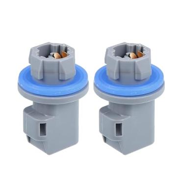 Imagem de Dogary Soquete de lâmpada para placa de carro de 2 peças, soquete de 2 pinos para luz de ré de luz traseira, peça do sistema de iluminação OEM # F81Z-13411-AA AL8Z-13411-B S-1836, compatível com Ford